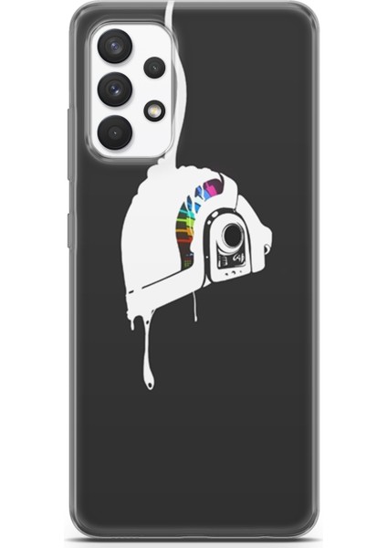 Samsung Galaxy A13 4g Kılıf Uv Baskılı Abxbi 4 Tasarım Renkli Kask