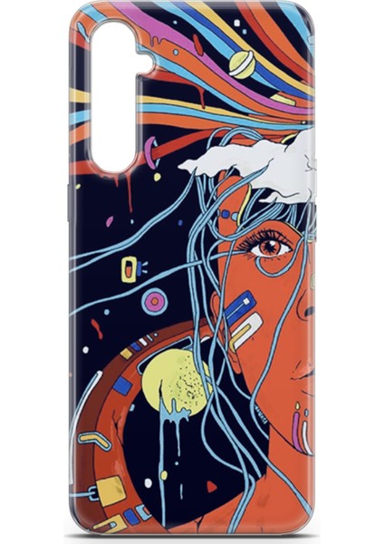 Realme Xt Kılıf Uv Baskılı Abxbi 3 Silikon Soyut Yüz fiyatları