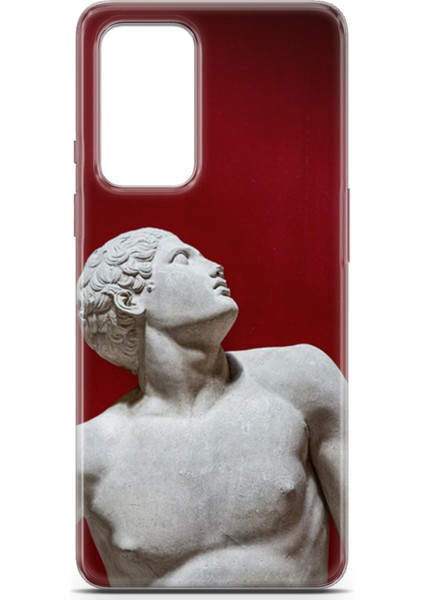 Oneplus 9 Kılıf Uv Baskılı Abxbi 2 Tasarım Heykel Kırmızı fiyatları