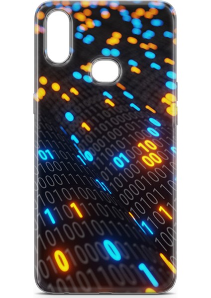 Samsung Galaxy A10S Kılıf Uv Baskılı Abxbi 5 Baskılı Binary Kod fiyatları