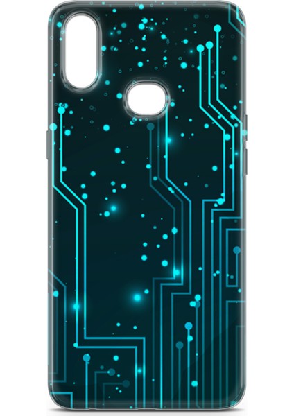 Samsung Galaxy A10S Kılıf Uv Baskılı Abxbi 7 Silikon Devreler Tron fiyatları