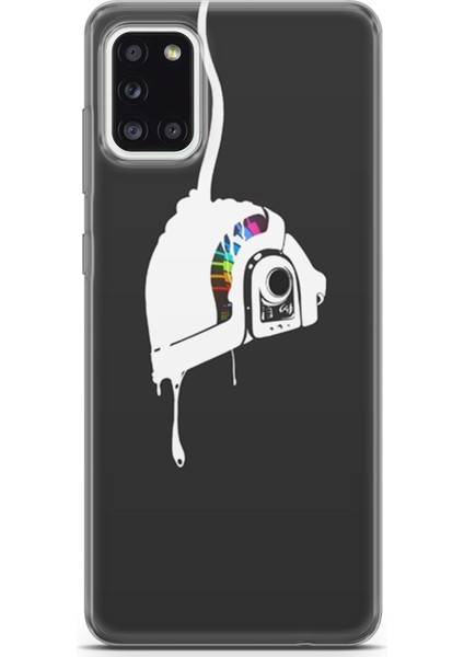 Samsung Galaxy A31 Kılıf Uv Baskılı Abxbi 4 Telefon Kabı Renkli Kask