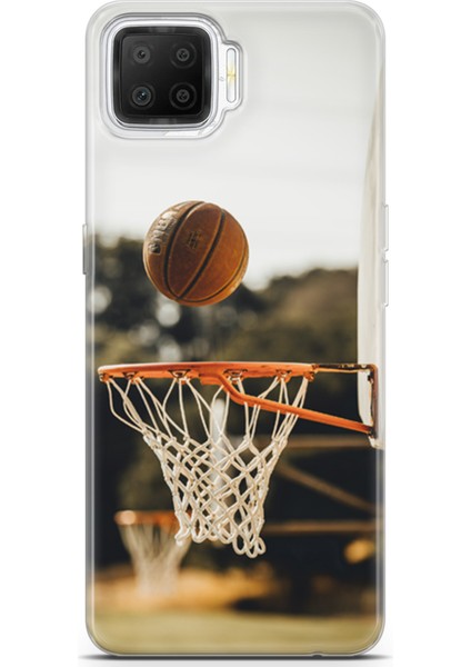 Oppo A73 Kılıf Uv Baskılı Abxbi 9 Telefon Kabı Basket Top