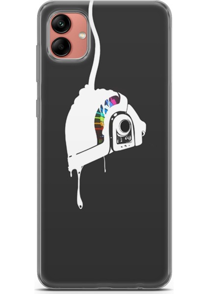 Samsung Galaxy A04 Kılıf Uv Baskılı Abxbi 4 Koruyucu Kılıf Renkli Kask