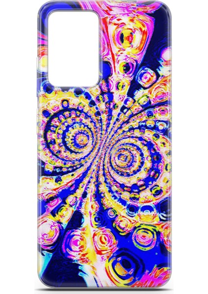 Xiaomi Redmi Note 11E Kılıf Uv Baskılı Abxbi 1 Desenli Renkli Hipnoz fiyatları