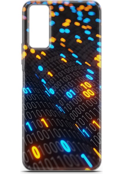 Vivo Y20 Kılıf Uv Baskılı Abxbi 5 Baskılı Binary Kod