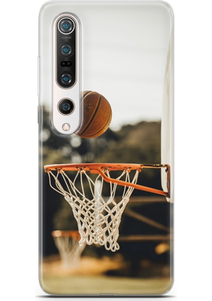 Xiaomi Mi 10 Kılıf Uv Baskılı Abxbi 9 Telefon Kabı Basket Top