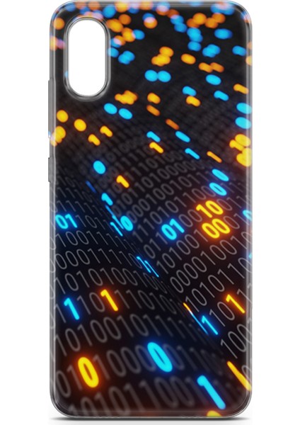 Xiaomi Mi 8 Pro Kılıf Uv Baskılı Abxbi 5 Kapak Binary Kod