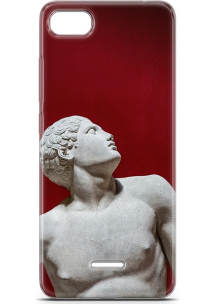 Xiaomi Redmi 6A Kılıf Uv Baskılı Abxbi 2 Arka Kapak Heykel Kırmızı fiyatları