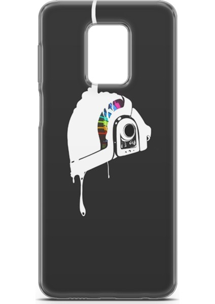 Xiaomi Redmi Note 9 Pro Kılıf Uv Baskılı Abxbi 4 Darbe Emici Renkli Kask