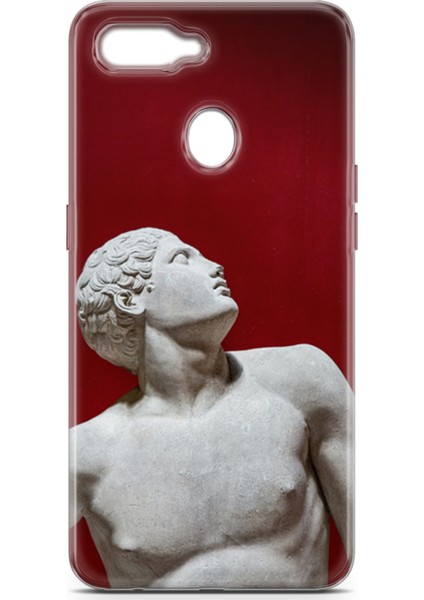 Oppo Ax7 Kılıf Uv Baskılı Abxbi 2 Koruyucu Kılıf Heykel Kırmızı fiyatları