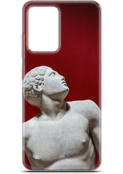 Xiaomi Redmi Note 11E Kılıf Uv Baskılı Abxbi 2 Baskılı Heykel Kırmızı fiyatları