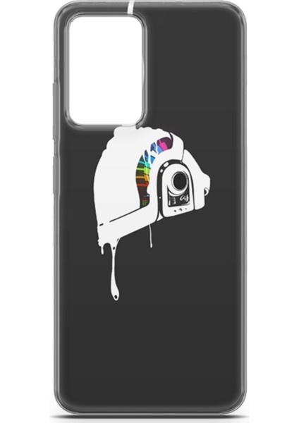 Xiaomi Redmi Note 11E Kılıf Uv Baskılı Abxbi 4 Tasarım Renkli Kask