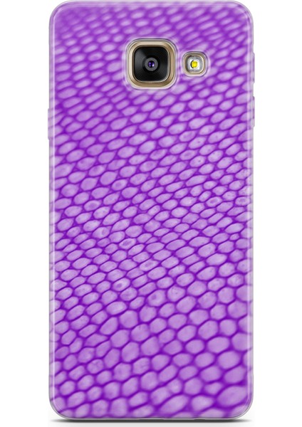 Samsung Galaxy A3 2016 Kılıf Uv Baskılı Abxbi 10 Tasarım Mor Petek