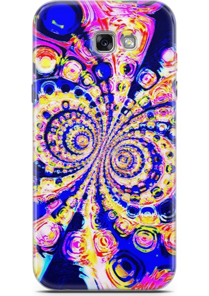 Samsung Galaxy A3 2017 Kılıf Uv Baskılı Abxbi 1 Darbe Emici Renkli Hipnoz