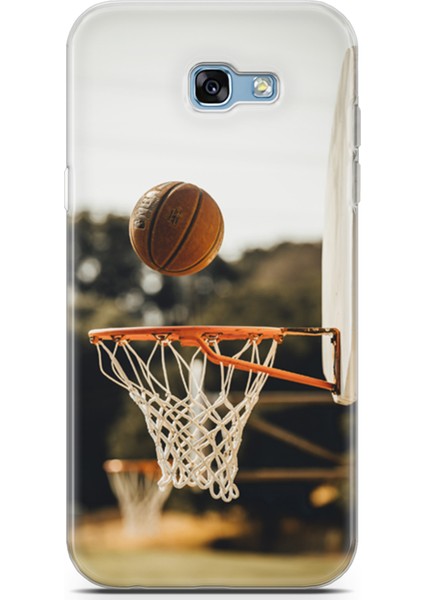 Samsung Galaxy A7 2017 Kılıf Uv Baskılı Abxbi 9 Darbe Emici Basket Top