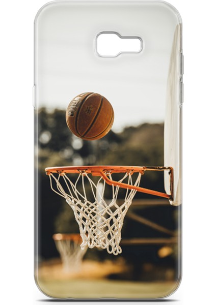 Samsung Galaxy A7 2017 Kılıf Uv Baskılı Abxbi 9 Darbe Emici Basket Top