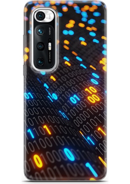Xiaomi Mi 10S Kılıf Uv Baskılı Abxbi 5 Baskılı Binary Kod