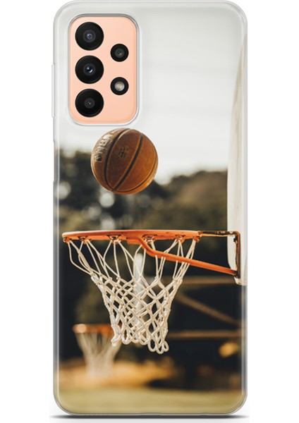 Samsung Galaxy A23 4g Kılıf Uv Baskılı Abxbi 9 Koruma Kılıfı Basket Top