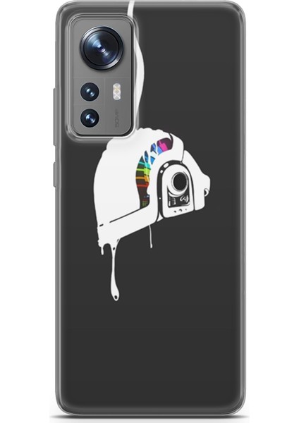 Xiaomi 12 Pro Kılıf Uv Baskılı Abxbi 4 Darbe Emici Renkli Kask