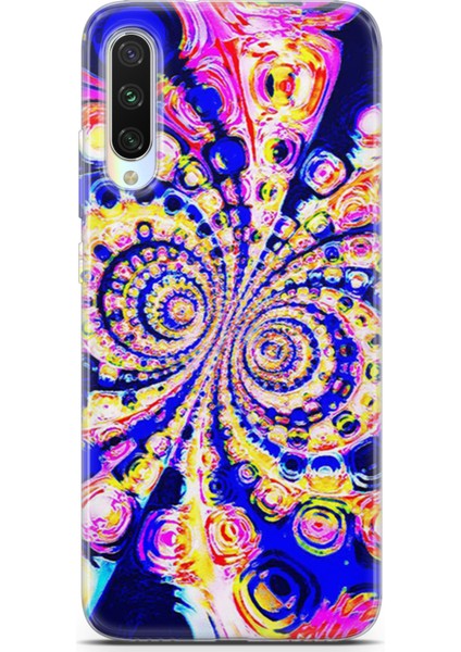Xiaomi Mi A3 Kılıf Uv Baskılı Abxbi 1 Baskılı Renkli Hipnoz
