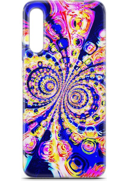 Xiaomi Mi A3 Kılıf Uv Baskılı Abxbi 1 Baskılı Renkli Hipnoz