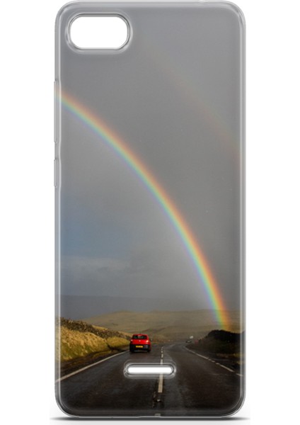Xiaomi Redmi 6A Kılıf Uv Baskılı Abxbi 6 Baskılı Gökkuşağı fiyatları