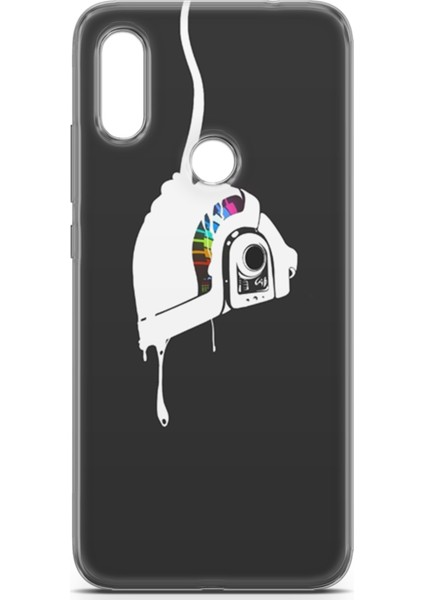 Xiaomi Redmi 7 Kılıf Uv Baskılı Abxbi 4 Koruyucu Kılıf Renkli Kask