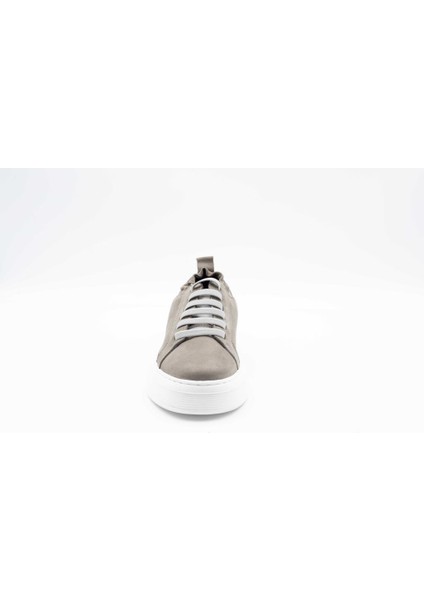 221150 Nubuk Açık Gri Kadın Sneaker