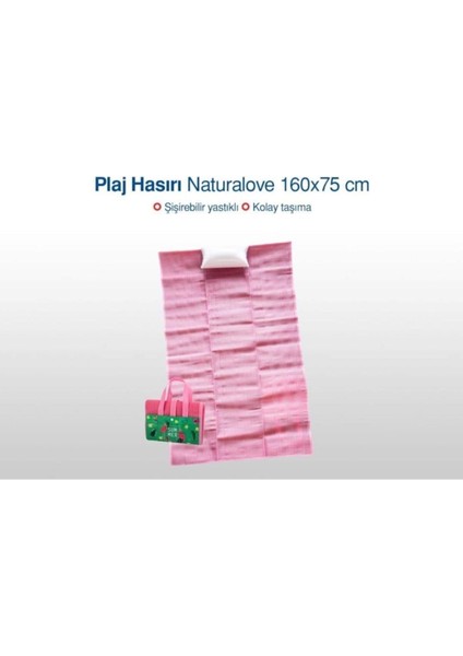 Hawaı Şişme Yastıklı Plaj Hasırı, Çanta Şeklinde fiyatları