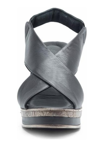 2015713Y Dolgu Topuk Deri Genç Kadın Sandalet fırsatları