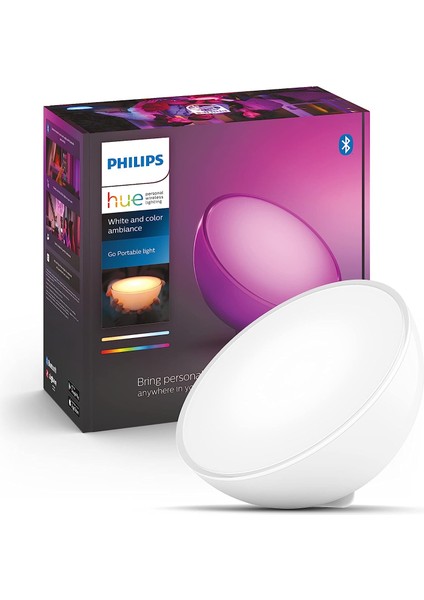 Hue Go V2 Taşınabilir Akıllı Led A Lası, Bluetooth Özellikli, Beyaz Ve Renkli