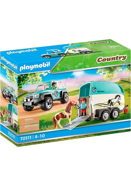 Playmobil Country 70511 Midilli Araba Römorklu, Yaşlar 4 ve Yukarı