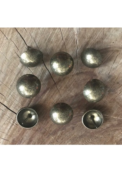 Antik Sarı Renk Kabara Çapı 19MM Kabara Raptiye Koltuk Çivisi 100ADET