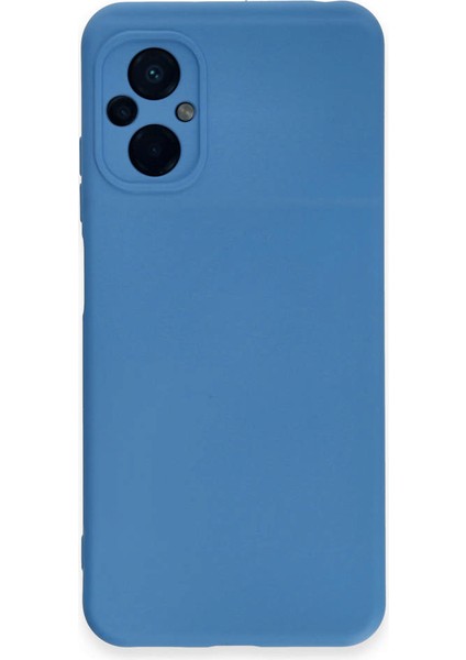 Xiaomi Poco M5 Kılıf Nano Içi Kadife Silikon - Mavi 300099