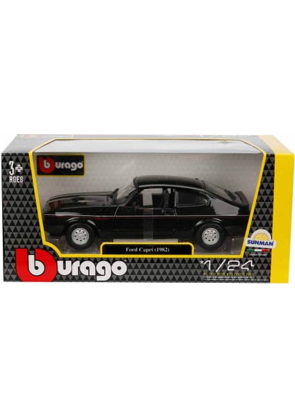 1:24 Ford Capri 1982 Model Araba - Siyah modelleri