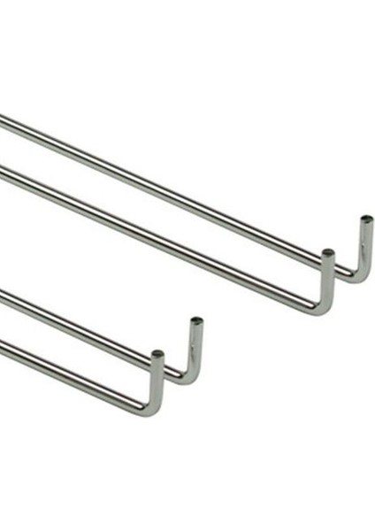2 Satır Asılı Şarap Cam Tutucu Ters Raf Altında Kabine Cam Depolama Metal Askı Bar | Duvara Monte Mutfak Rafları (Yurt Dışından)