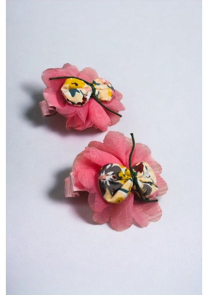 Çocuk 2 Adet Çiçek Model Pens Toka fiyatları