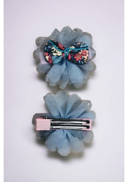 Çocuk 2 Adet Çiçek Model Pens Toka fırsatları