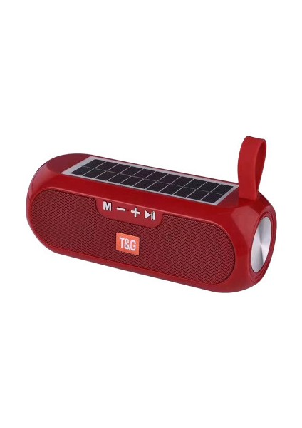 Güneş Hoparlör USB Şarj Açık Taşınabilir Tws Beyit Taşınabilir Kart Bluetooth Küçük Hoparlör Ses (Yurt Dışından)