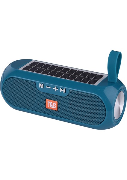 Güneş Hoparlör USB Şarj Açık Taşınabilir Tws Beyit Taşınabilir Kart Bluetooth Küçük Hoparlör Ses (Yurt Dışından)