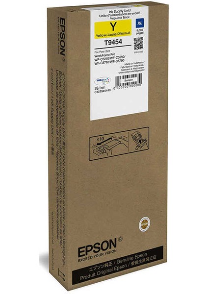HPZR Epson T9454XL-C13T945440 Sarı Orjinal Kartuş Y.K