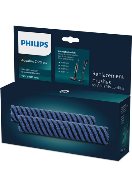 Aqua Trio Kablosuz Süpürge, Yedek Fırça XV1793/01