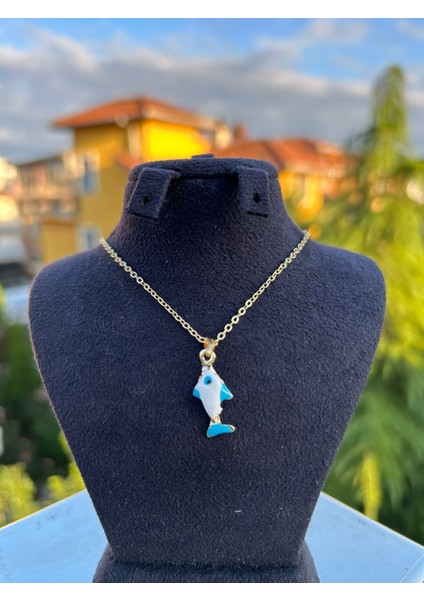 Yunus Balıklı Figürlü Kolye