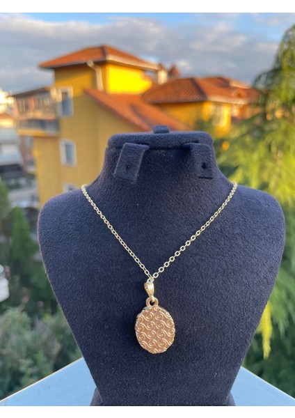 Yeşil Yuvarlak Taşlı Kolye fiyatları