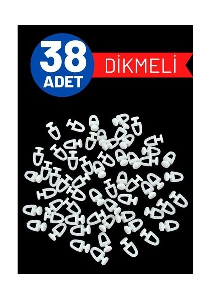 Transformacion 38 Adet Dikmeli Perde Korniş Düğmesi 716102