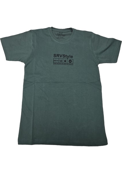 Survivor Style Ön Arka Baskılı Tişört