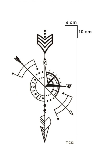 Unisex Mini Pusula Geçici Dövme Tattoo Minimal Tattoo Aksesuar Şık Moda Aksesuar modelleri