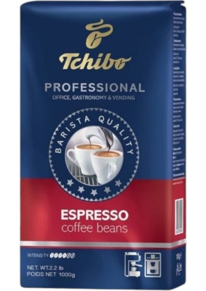 Crema E Aroma Çekirdek Kahve 1 Kg+Tchibo Profesional Espresso Çekirdek Kahve 1 kg