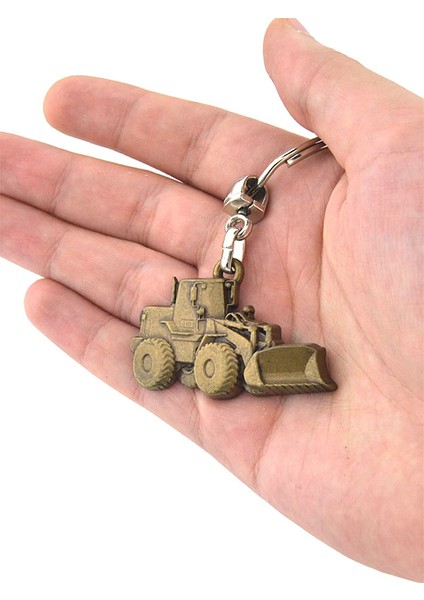 Buldozer Ekolojik Sarı Rölyef Araç Anahtarlık fiyatları